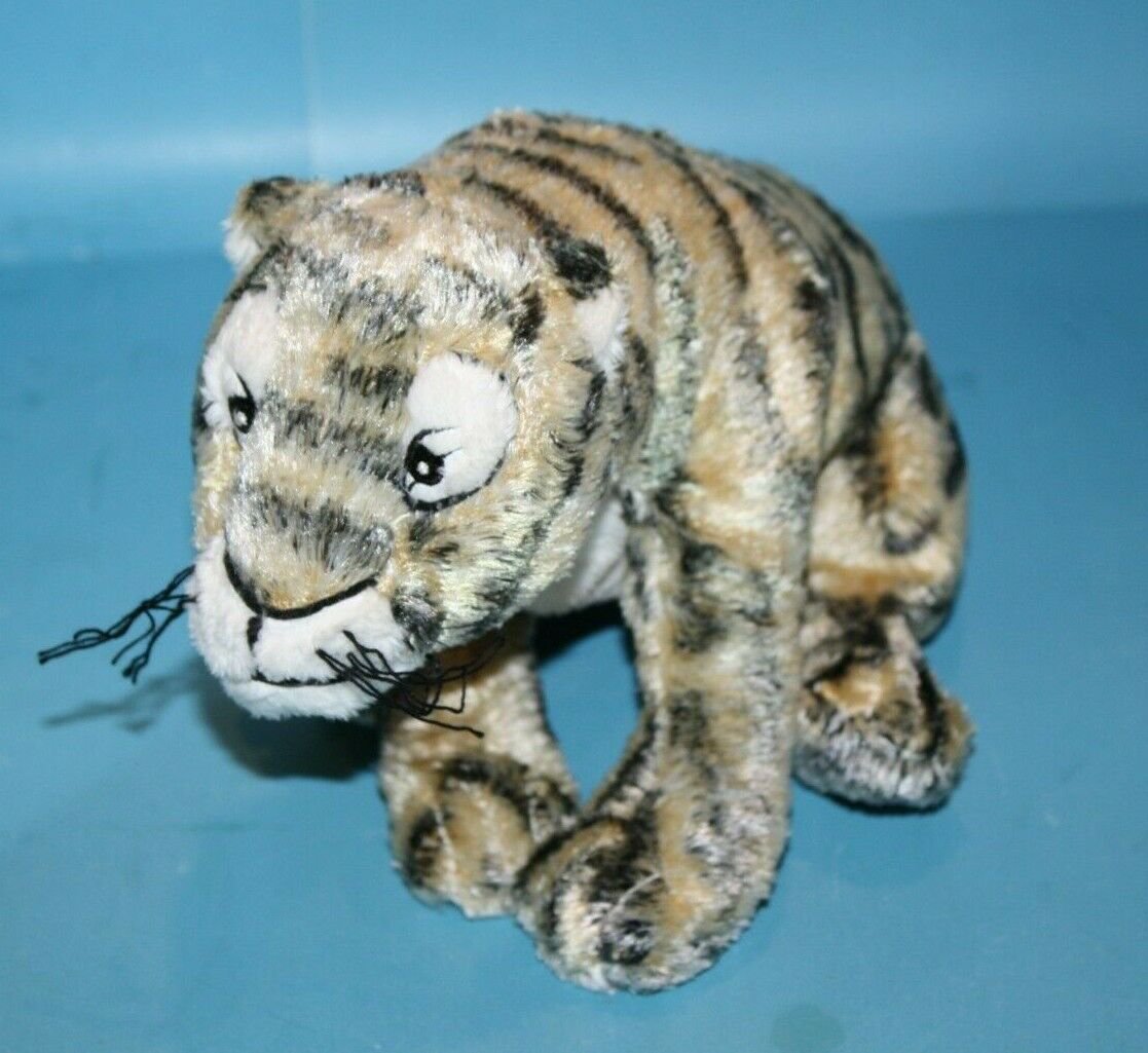 IKEA Tiger 10" Soft Toy Klappar Wild CAT Silky Plush Striped Stuffed