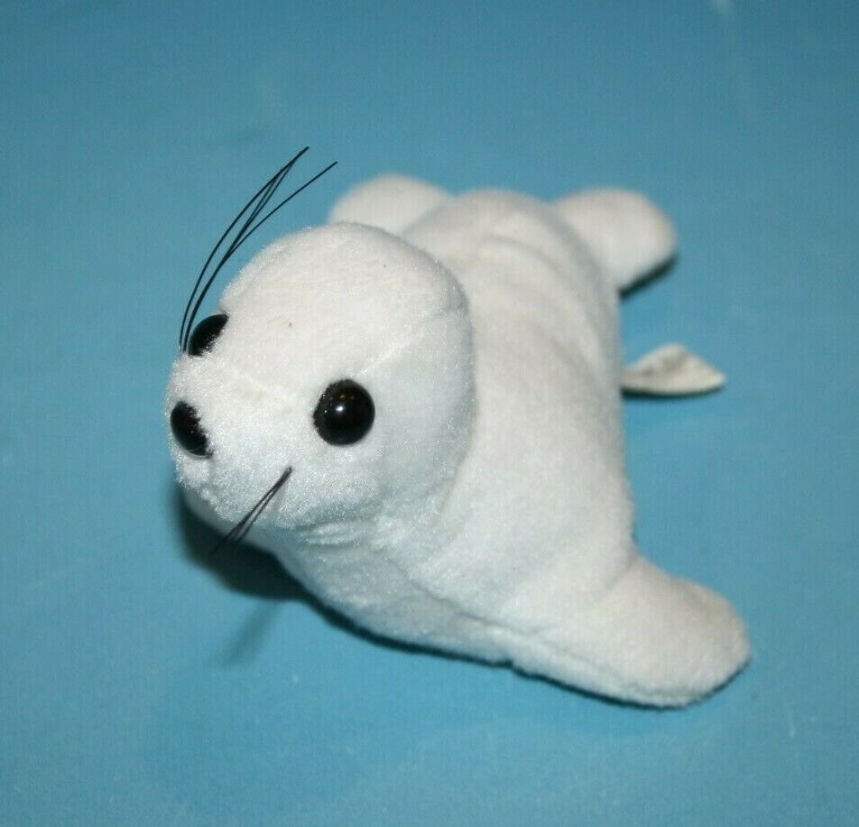 Baby Seal Stuffed Animal White Plush 5.5" Mini Soft Toy Rhode Island