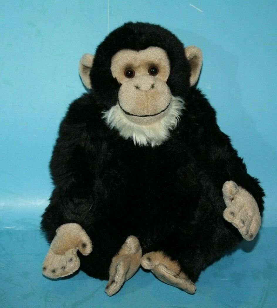 kinz Signature Chimpanzee Plush Jungle Monkey Stuffed Animal WKS1002