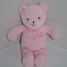 Baby GUND My First Teddy Bear 8" Pink Plush 1st Babys Stuffed Bow 5717 Soft Toy
