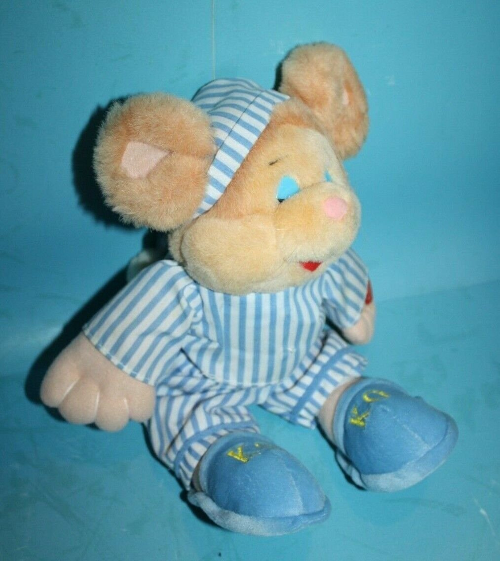 Angel Toy Mouse 12" KO KO Plush Stuffed Sleeping Snores Cheeks Light Up