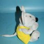 Preferred Plush Mouse Yellow Overalls 6" Gray Plush Stuffed Rat 2002 Soft Toy