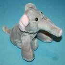 Kestrel Grey Plush Elephant 6" Soft Toy Gray Pink Ears Nose Small Stuffed Animal