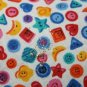 Patchwork Lap Quilt Small Baby Doll Crib Bed Handmade Mini Pink White 26" x 27"