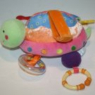 Carters Turtle Rattle Mirror 10" Clack Crinkle Plush Hangs Stuffed Soft Toy 7415 Carters Turtle Rattle Mirror 10" Clack Crinkle Plush Hangs Stuffed Soft Toy 7415