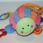 Carters Turtle Rattle Mirror 10" Clack Crinkle Plush Hangs Stuffed Soft Toy 7415