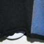 DKNY Jeans Misses MEDIUM Pullover Tunic Sweater Blue Gray Black Stripe Cotton