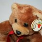 Emily Collectibles Teddy Boa Bear 6" Brown Plush Camp Carnival Ribbon Stuffed