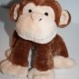 Russ Berrie Monkey 9" Soft Toy Stuffed Animal Ape Brown Plush Chimp Sits 35918