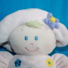 Kids Preferred Baby Doll 11" Pink Plush Hat Dress Cap Flowers Stuffed Soft Toy