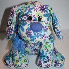 Dan Dee 12" Blue Purple Green Flower Puppy Dog Plush Stuffed Soft Toy Sits 2012 Dan Dee 12" Blue Purple Green Flower Puppy Dog Plush Stuffed Soft Toy Sits 2012