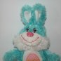 Walmart Easter Bunny Rabbit 6" Soft Toy Dots Egg Tummy Light Blue Plush Stuffed