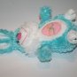 Walmart Easter Bunny Rabbit 6" Soft Toy Dots Egg Tummy Light Blue Plush Stuffed