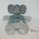 MEIYA and ALVIN Elephant 10" Vinyl Head Security Blanket Plush Soft Toy Teether MEIYA and ALVIN Elephant 10" Vinyl Head Security Blanket Plush Soft Toy Teether