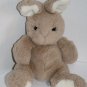 Westcliff Collection Plush Brown Easter Bunny Rabbit 13" White Tail Fuzzy Fur