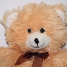 Greenbrier Teddy Bear 10" Sits Light Orange Peach Tan Plush Brown Bow Soft Toy Greenbrier Teddy Bear 10" Sits Light Orange Peach Tan Plush Brown Bow Soft Toy