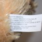 Greenbrier Teddy Bear 10" Sits Light Orange Peach Tan Plush Brown Bow Soft Toy