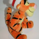 Tigger Bean Bag Soft Toy Plush 7" Stuffed Small Xmas Beanie Hat Mattel Arco Toys Tigger Bean Bag Soft Toy Plush 7" Stuffed Small Xmas Beanie Hat Mattel Arco Toys