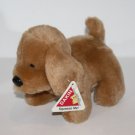Dakin Tan Plush Puppy Dog Noisie 6" Small Stuffed Toy Bow Applause NEW Tag 24076 Dakin Tan Plush Puppy Dog Noisie 6" Small Stuffed Toy Bow Applause NEW Tag 24076