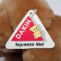 Dakin Tan Plush Puppy Dog Noisie 6" Small Stuffed Toy Bow Applause NEW Tag 24076