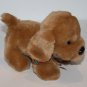 Dakin Tan Plush Puppy Dog Noisie 6" Small Stuffed Toy Bow Applause NEW Tag 24076