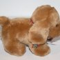 Dakin Tan Plush Puppy Dog Noisie 6" Small Stuffed Toy Bow Applause NEW Tag 24076