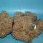 First & Main Shaggy Teddy Bear Scraggies 10" Plush and Stuffed Soft Toy Bow 1114
