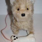 Target Terrier Puppy Dog 10" Beige Plush Bone Remote Walks Barks Toy Boley 2010