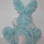 Dan Dee Easter Egg Bunny Rabbit Blue White Plush Sits 6" Stuffed Animal Soft Toy