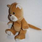 Precious Moments Tender Tails Cat 8" Tan Plush Beanbag Stuffed 382256 Soft Toy