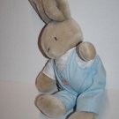 Dakin Daisy Kingdom Easter Bunny Rabbit Plush Blue Sailboat Overalls Toy 1987 Dakin Daisy Kingdom Easter Bunny Rabbit Plush Blue Sailboat Overalls Toy 1987