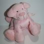 Russ Berrie Pink Puppy Dog 8" Rattle Thermal Plush Feet 4126 Stuffed Soft Toy