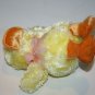 Walmart Easter Duck Yellow Chick 7" Plush Quacks Sound Stuffed Soft Toy Pink Bow
