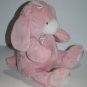 Kids Preferred Easter Bunny Rabbit 12" Pink Plush Satin Ears Feet Stuffed Animal