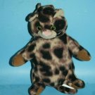 Wildkin Cat 7" Kids Kitten Backpack Clip Leopard Fleece Plush Stuffed Soft Toy
