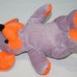 Kuddle Me Toys Lavender Plush Mouse 8" Neon Orange Ear Soft Stuffed Animal Rat