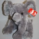 Aurora Baby Elephant 12" Sits Gray Plush Grey Stuffed Animal Soft Toy Tag 50239 Aurora Baby Elephant 12" Sits Gray Plush Grey Stuffed Animal Soft Toy Tag 50239
