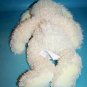Pier 1 Easter Bunny Rabbit Ivory Curly Plush Stuffed Soft Toy Sewn Eyes Pink Bow