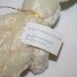 Signet Easter Bunny Rabbit Mini 5" Jointed Ivory Plush Bow Stuffed Soft Ornament