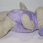 Puli Intl Lavender Gray Plush Puppy Dog 10" Red Nose Bow Stuffed Animal Soft Toy