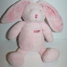 Kmart Pink Long Floppy Ears Easter Bunny Rabbit 11" Chenille Soft Toy Stuffed