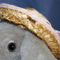Chosun Stuffed Easter Bunny Rabbit 7" Small Gray Plush Straw Hat Cap Flower Tie