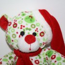Fiesta Plush Teddy Bear Christmas Printing 8" Sitting Hat Scarf Stuffed Soft Toy Fiesta Plush Teddy Bear Christmas Printing 8" Sitting Hat Scarf Stuffed Soft Toy