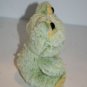 Walmart Toad Frog Green Plush 7" Sits Yellow Ribbed Tummy Feet Soft Toy Stuffed