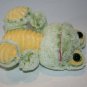 Walmart Toad Frog Green Plush 7" Sits Yellow Ribbed Tummy Feet Soft Toy Stuffed