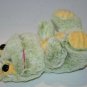 Walmart Toad Frog Green Plush 7" Sits Yellow Ribbed Tummy Feet Soft Toy Stuffed