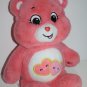 Care Bears Unlock the Magic 14" Love A Lot Hearts Pink Plush Fluffy Soft Toy
