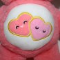 Care Bears Unlock the Magic 14" Love A Lot Hearts Pink Plush Fluffy Soft Toy