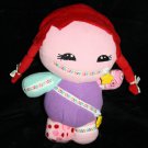 Zipper Mouth Zip-Itz Doll Zubie Compartment 9" Stuffed Plush Playdin Soft Toy Zipper Mouth Zip-Itz Doll Zubie Compartment 9" Stuffed Plush Playdin Soft Toy