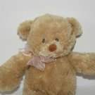 GUND Cuddly Pals Teddy Bear Little Puddin 9" Plush Stuffed Pink Bow Toy 58386
